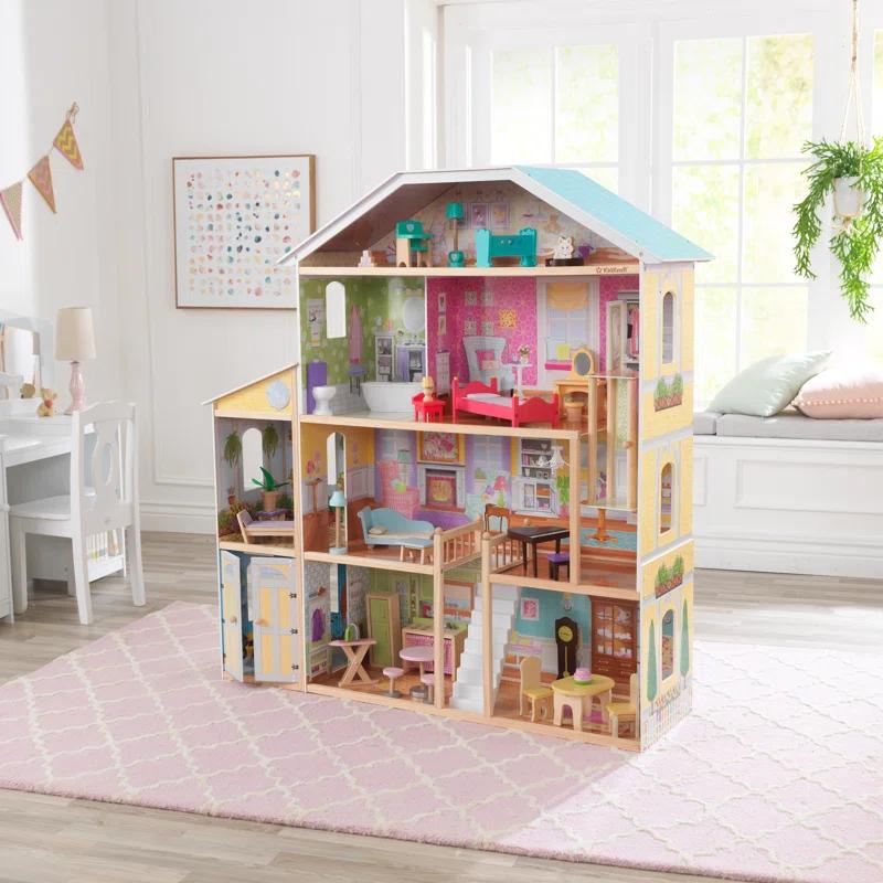 KidKraft Majestic Mansion Wooden Dollhouse with 34 Accessories