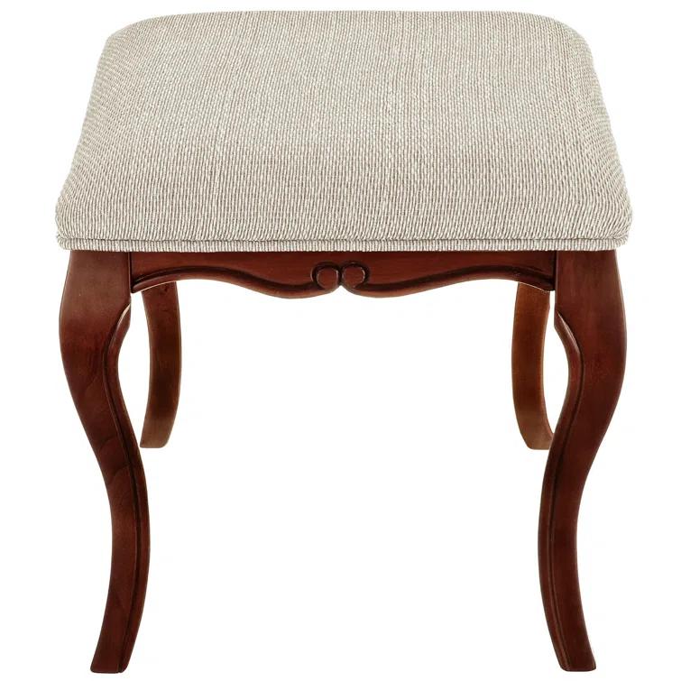 Design Toscano Lady Guinevere Upholstered Vanity Stool