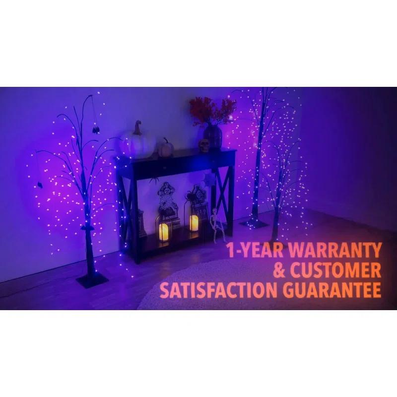 Haunted Hill Farm Haunted Hill Farm 2 ft. RIP Tombstone with Skulls, Pre-Lit LED RIP and Skull Eyes Gothic Décor