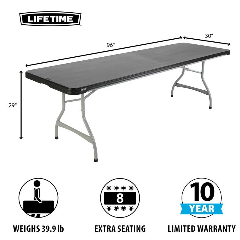 96'' Rectangular Portable Banquet Table