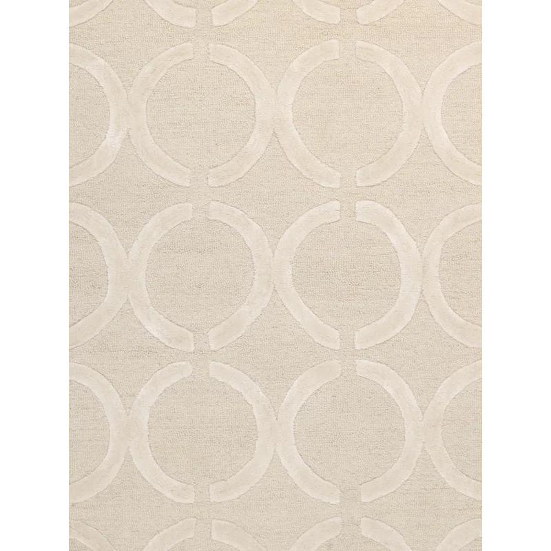 Pasargad Edgy Hand Tufted Viscose Geometric Rug