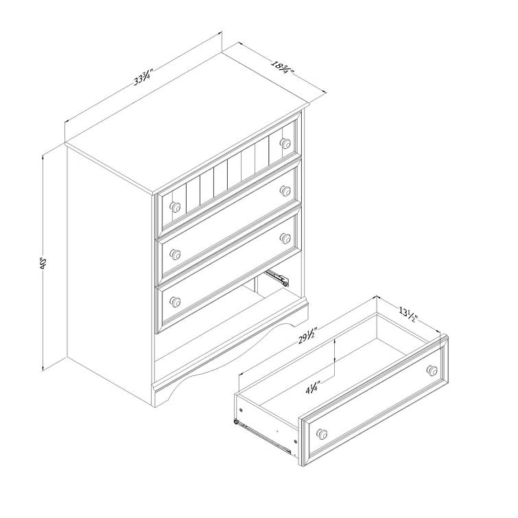 South Shore Savannah Kids 4 - Drawer Chest