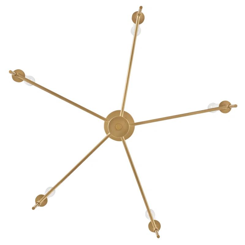 Lark Hux 5-Light Exposed Candle Bulb Chandelier Pendant