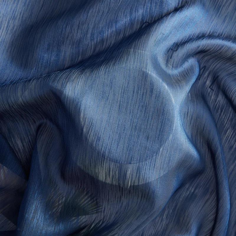 Ebern Designs Lauren Polyester Semi Sheer Curtain Pair (Set of 2)