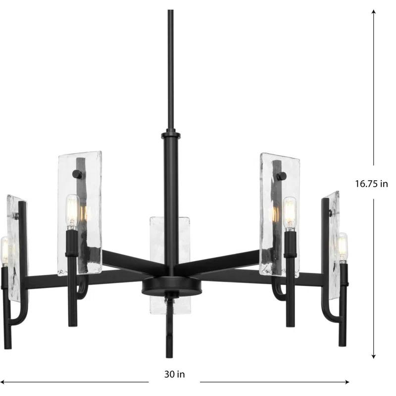 Rivera 5 - Light Dimmable Round / Oval Chandelier