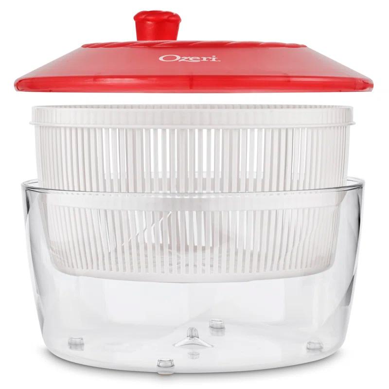 Ozeri Italian Made Fresca Salad Spinner and Serving Bowl Rotator