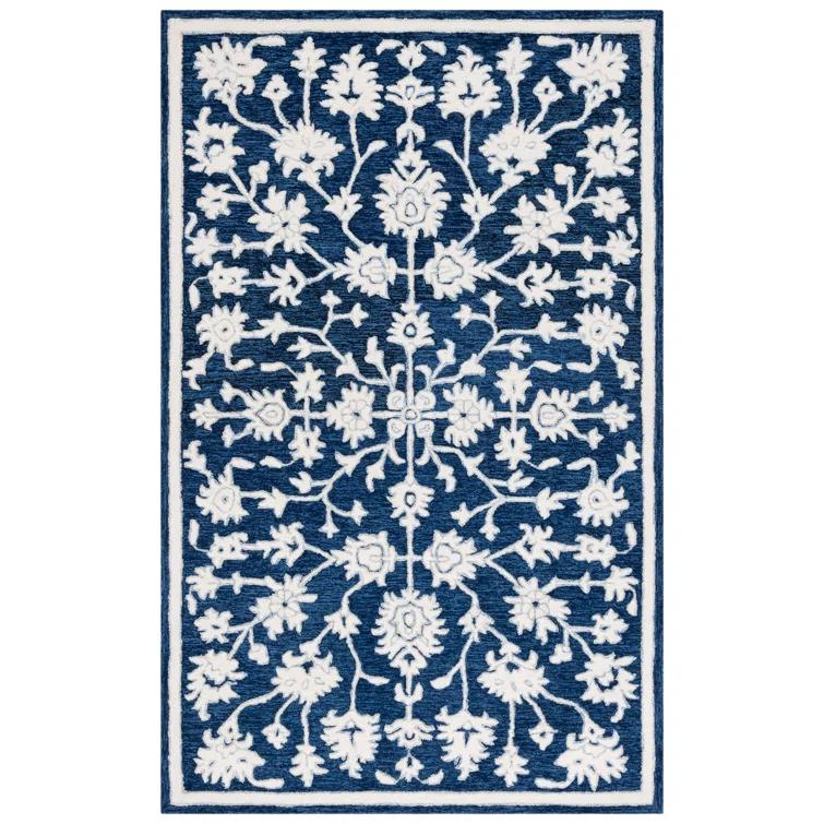 Safavieh Ebony Hand Tufted Wool Pile Oriental Rug