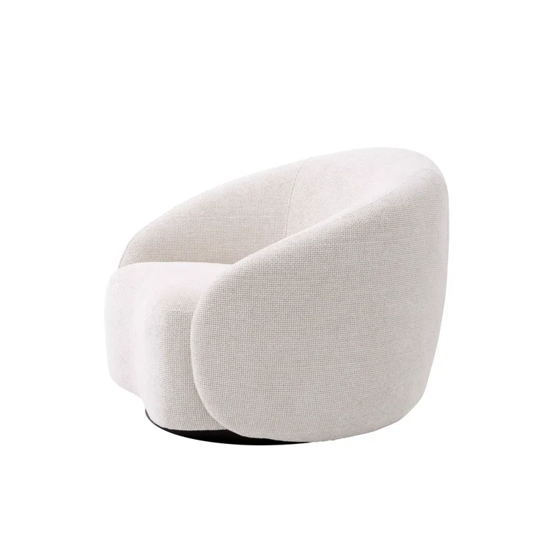 Eichholtz Amore Upholstered Swivel Barrel Chair