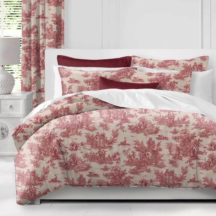 The Tailor's Bed Toile De Jouy Standard Cotton Comforter Set