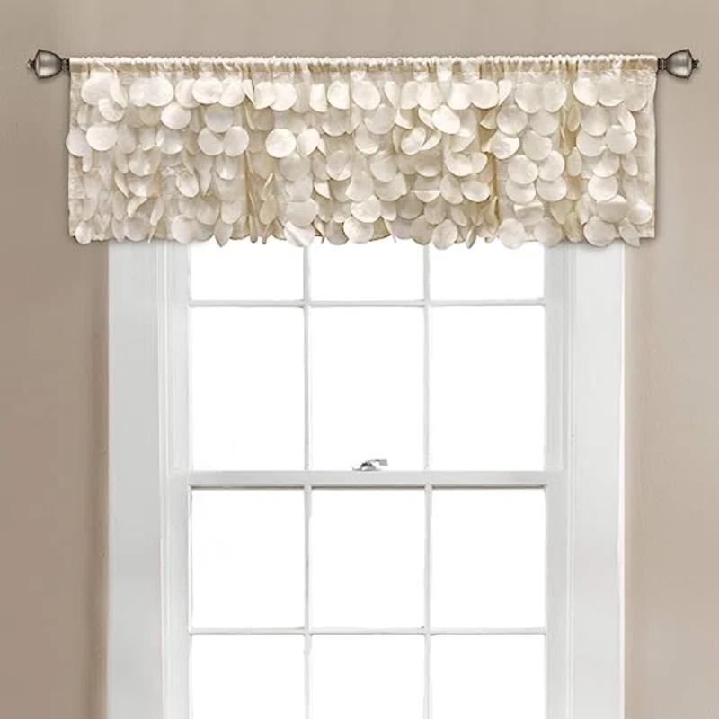 Lush Decor Gigi Scalloped Window Valance
