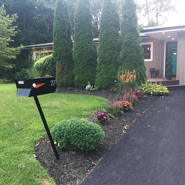 Modbox USA Modern Post Mounted Mailbox