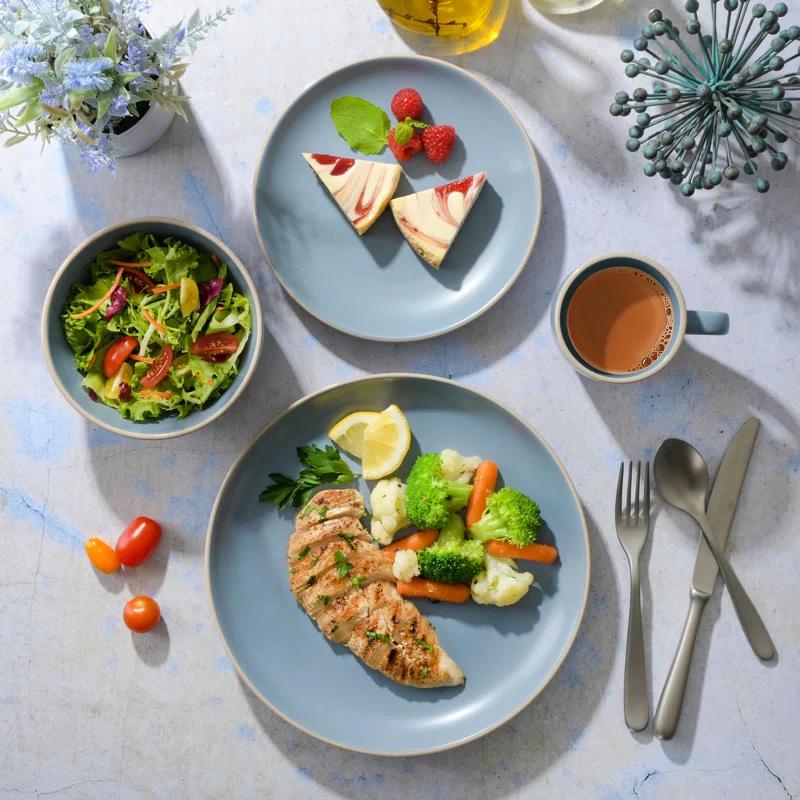 Gibson Gibson Home Rockaway 32 Piece Dinnerware Set