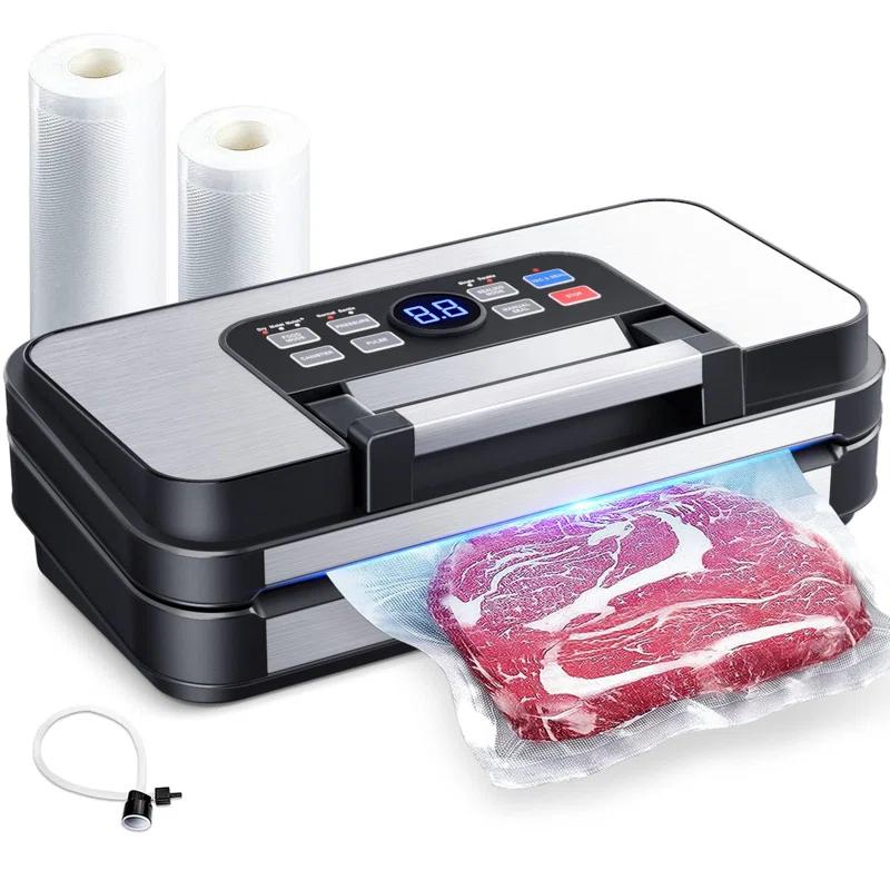 Aeitto Powerful professional vacuum sealant, precision of 95 kPa, function of 10 in 1, easy to lock handle, dual heat seal and dual pump, food vacuum sealing machine