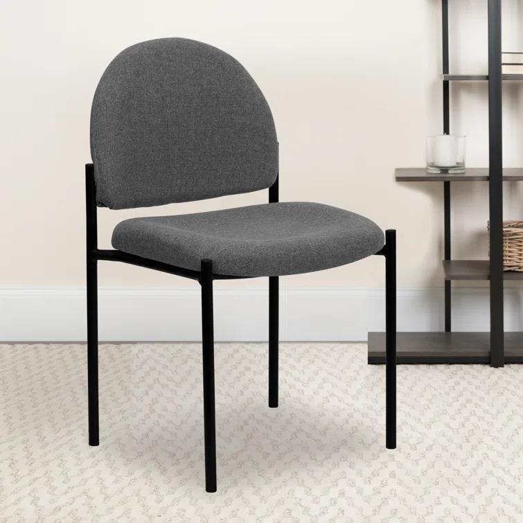 Flash Furniture Prather Tania Comfort Upholstered Stackable Side Reception Chair