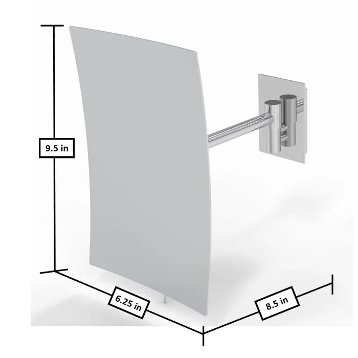 Aptations Mirror Image Minimalist Rectangular Wall Mirror