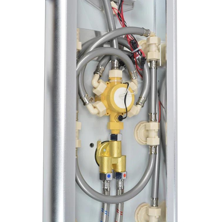 Blue Ocean 52 inch Aluminum Shower Panel With Shower Head