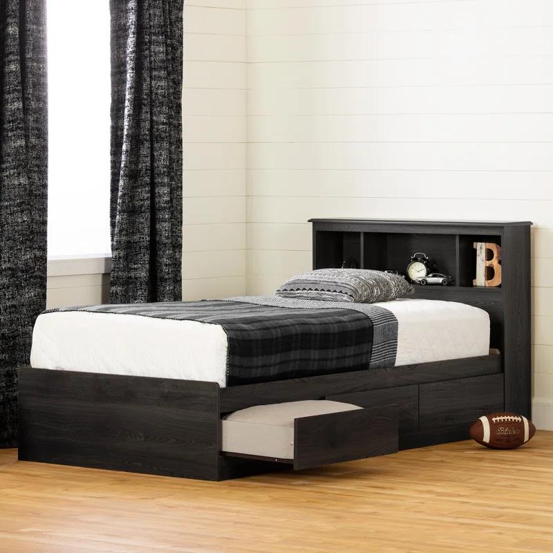 South Side Living Bookcase Bed