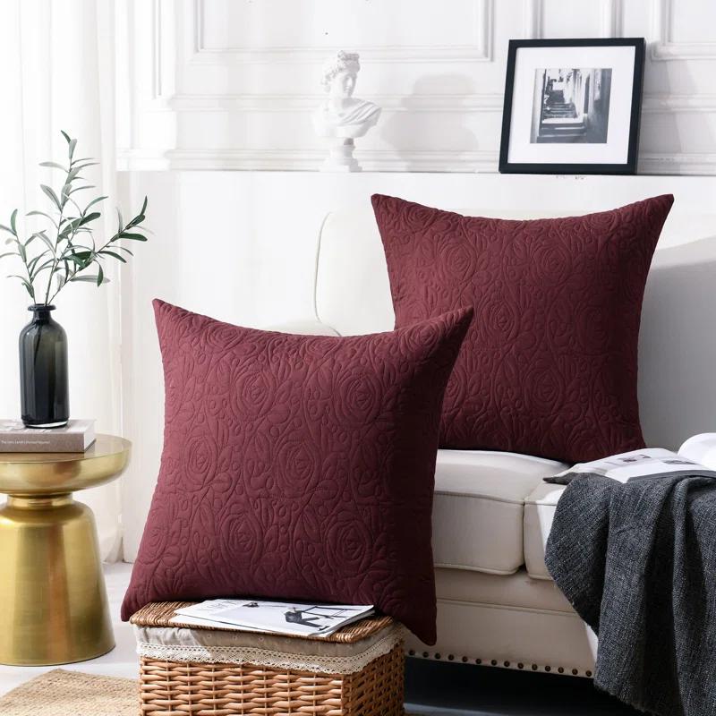 MarCielo Embroidered Pillow Cover