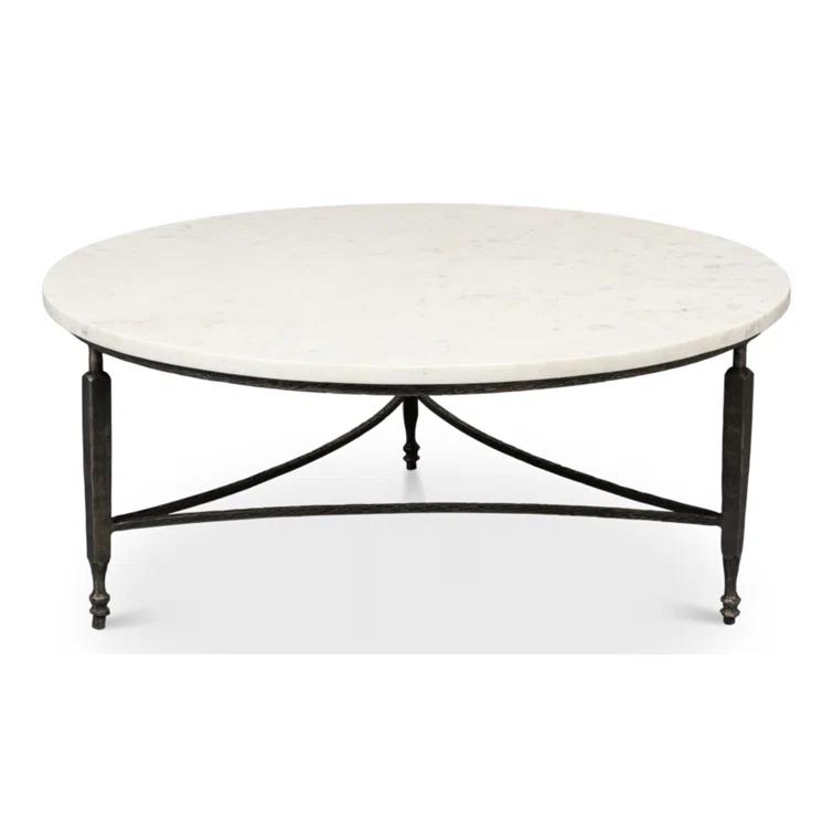 Sarreid Ltd Mykos Marble Top Coffee Table