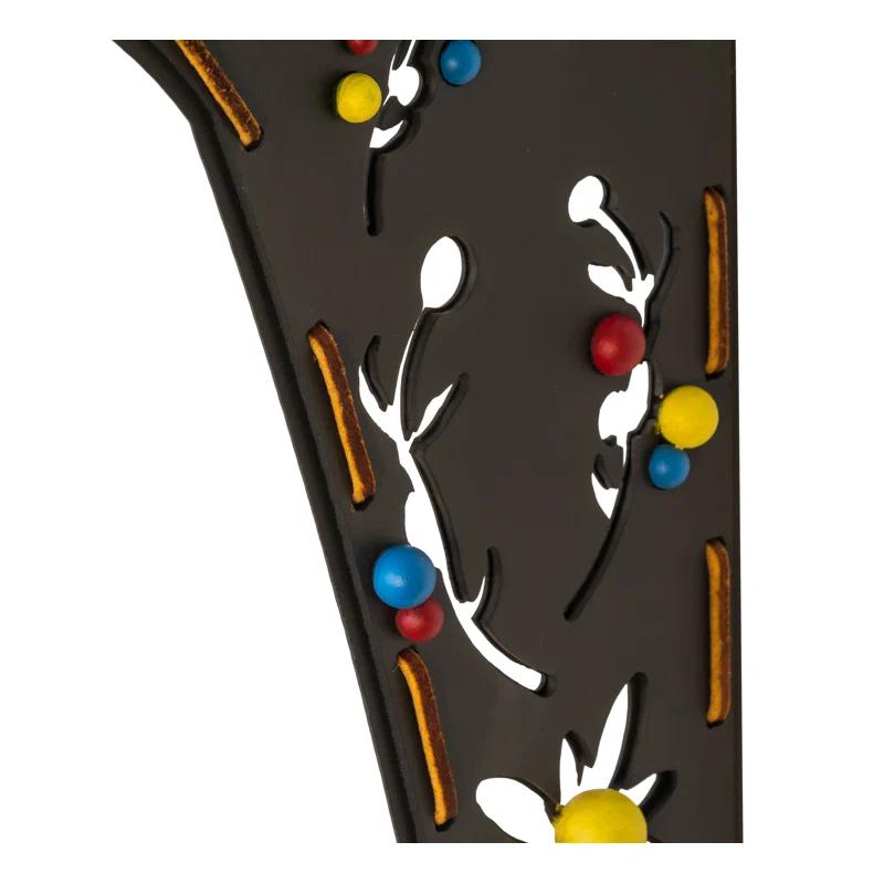 Meyda Lighting Rustic Lodge Metal Bracket Shelf