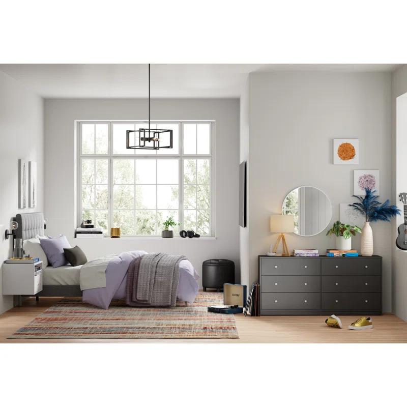 City Scene 3-Piece Langdon Quilt Set in Mink