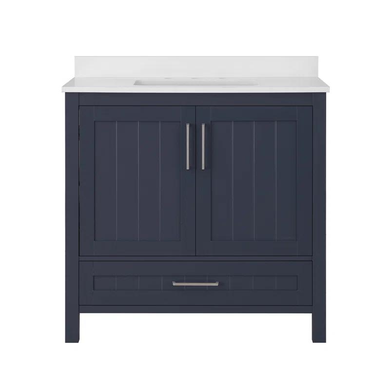 Ove Decors OVE Decors Kansas 36" Single Bathroom Vanity, in Midnight Blue Finish