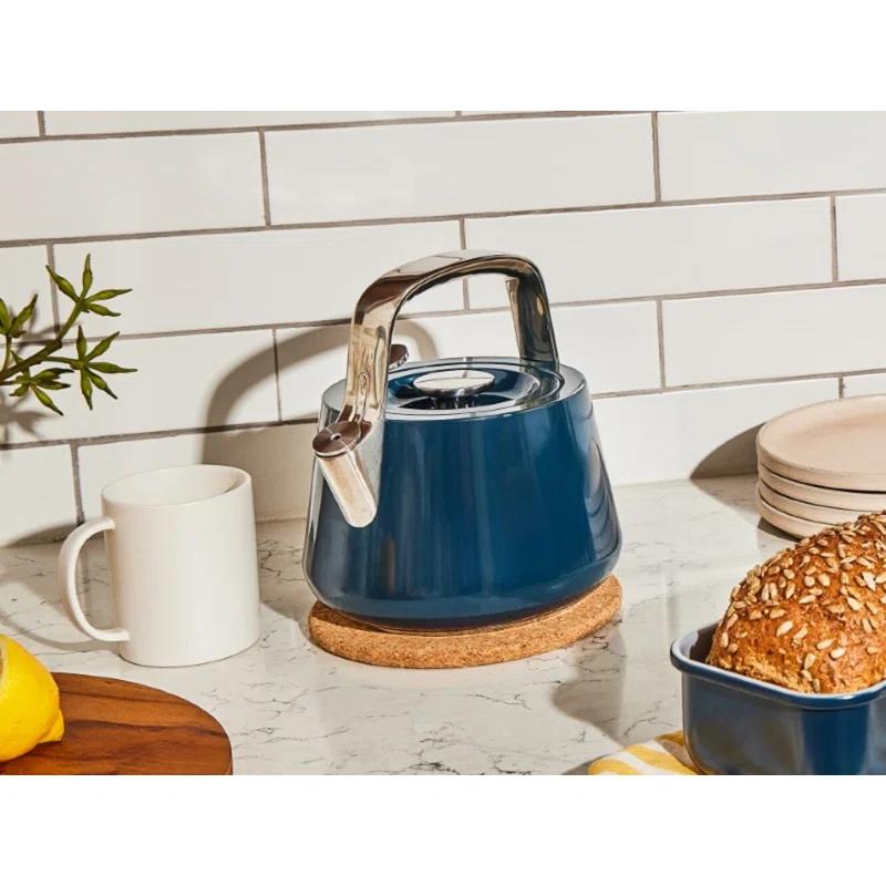 Caraway ® Navy Stovetop Whistling Tea Kettle