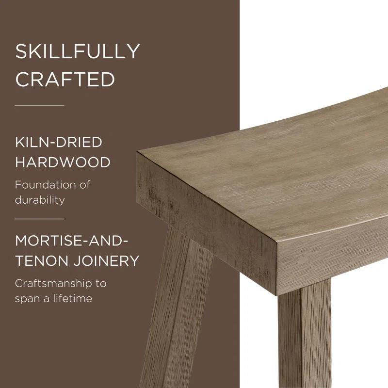 Maven Lane Vincent Wooden Kitchen Bar Stool