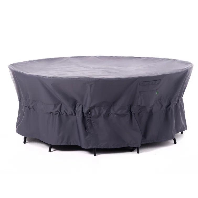 F&J Outdoors Premium Waterproof Outdoor Patio Round Table Cover: Latest Rip-Stop Fabric, 3-Year Warranty & Reviews | Wayfair