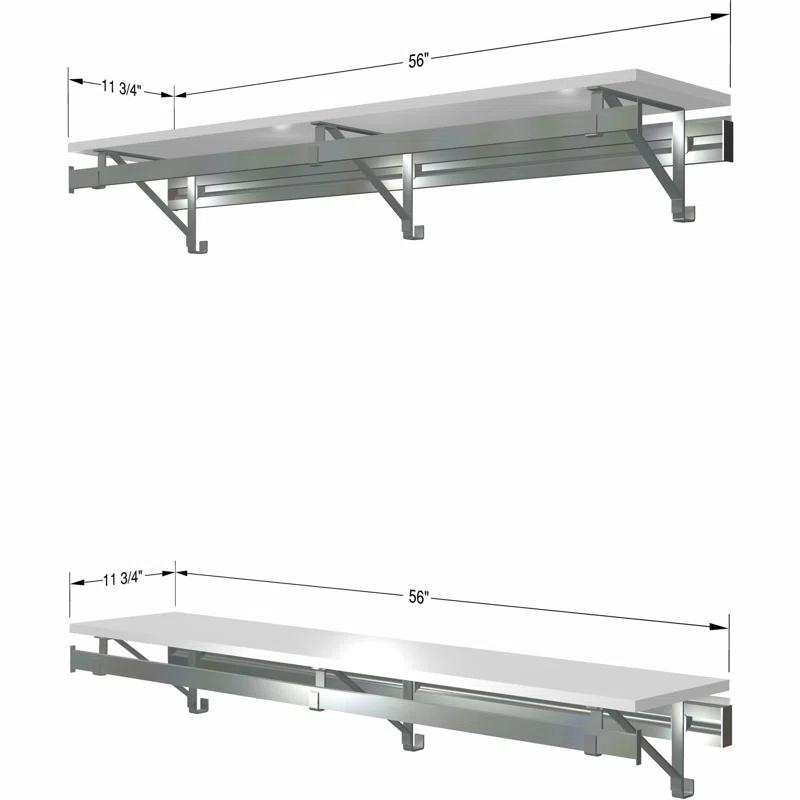 Arrange a Space Double Shelf-Hang Closet System