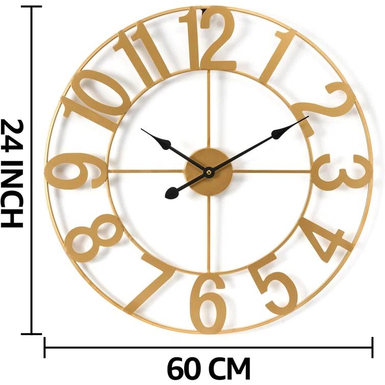 Sorbus Large 16" Numeral Analog Decorative Wall Clock