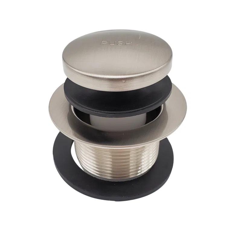 Westbrass 1-1/2" Coarse Thread Tip-Toe Bathtub Leg Drain with One-Hole Overflow D93-07