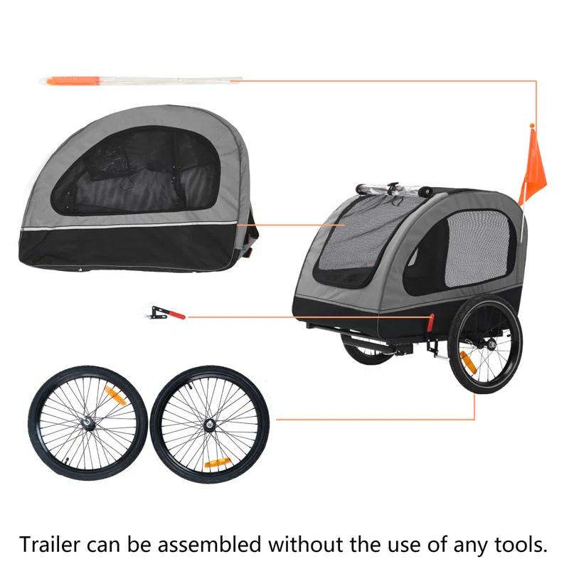 Sepnine Dog Bike Trailer