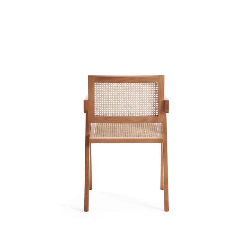 Manhattan Comfort Hamlet Solid Wood Arm Chair