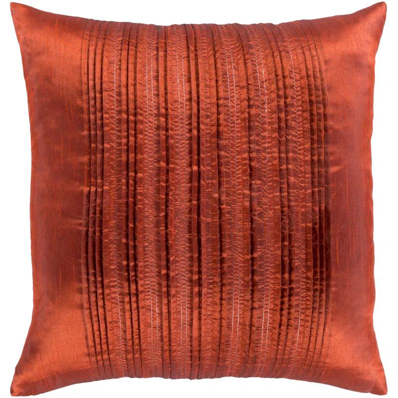 Yacht Club Ruffled Down Reversible Throw Pillow