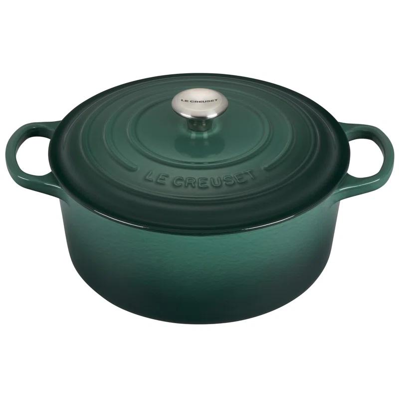 Le Creuset Signature Enameled Cast Iron Round Dutch Oven with Lid