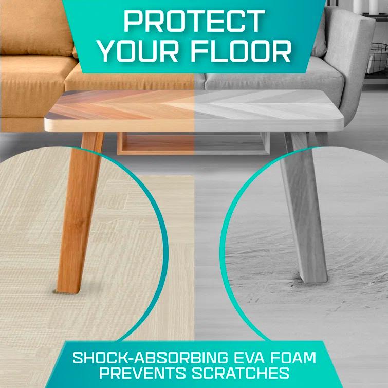 Bme Premium 24" L x 24" W x 0.375" EVA Interlocking Foam Floor Tiles, Non-Slip Gym Mats for Muti-use