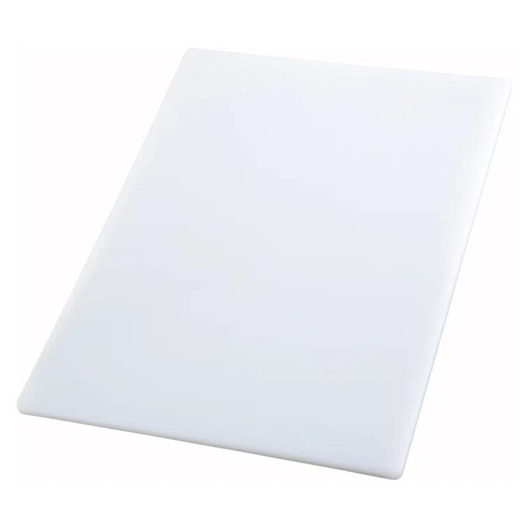 Winco Winco Heavy-Duty Plastic Cutting Board, 18" X 24" X 1/2", White