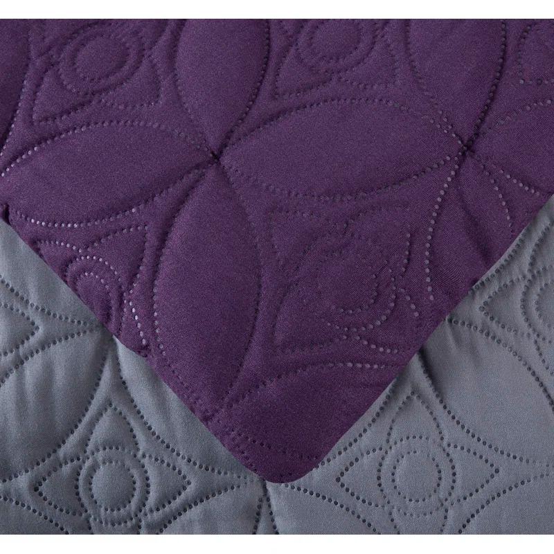 Chezmoi Collection Upland Patchwork 7 Piece Comforter Set