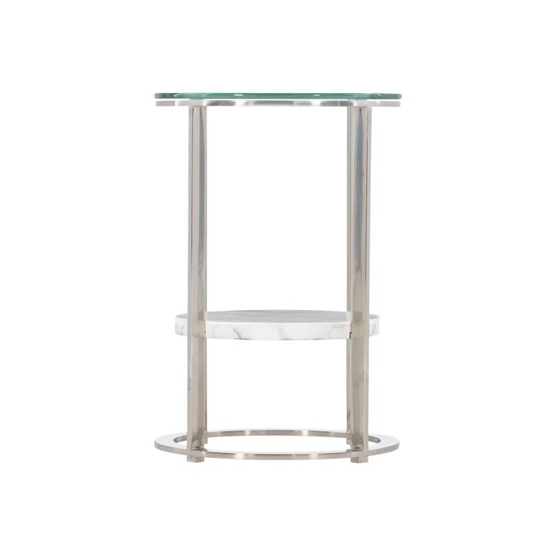 Lafayette Glass Top End Table