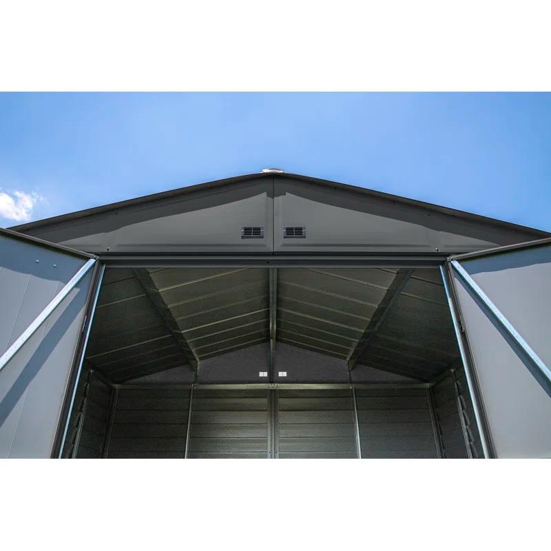 Arrow 8 ft. W x 8 ft. D Galvanized Steel Storage Shed