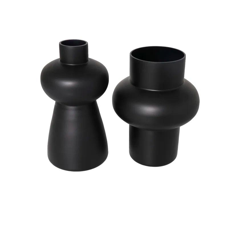 Mable 2-Piece Set Glass Table Vase