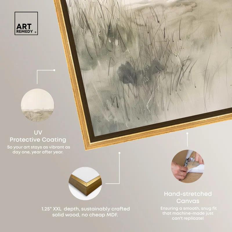 Art Remedy Gaviotas Canvas Boho Minimalist Abstract Wall Art by Art Remedy