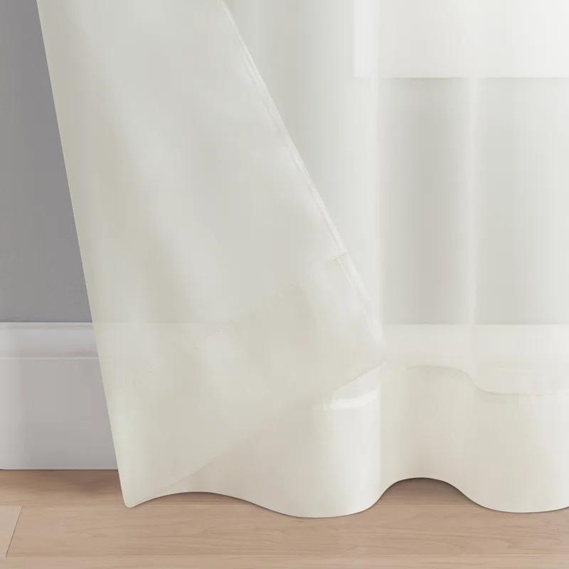 Eclipse Livia Sheer Voile Grommet Curtain Panel