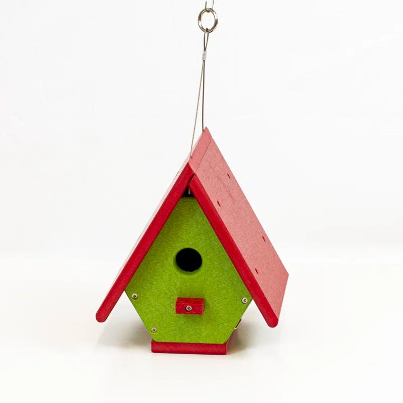 Outdoor Leisure Products 8.5'' H x 7'' W x 7.5'' D Hanging No Additional Durability Birdhouse