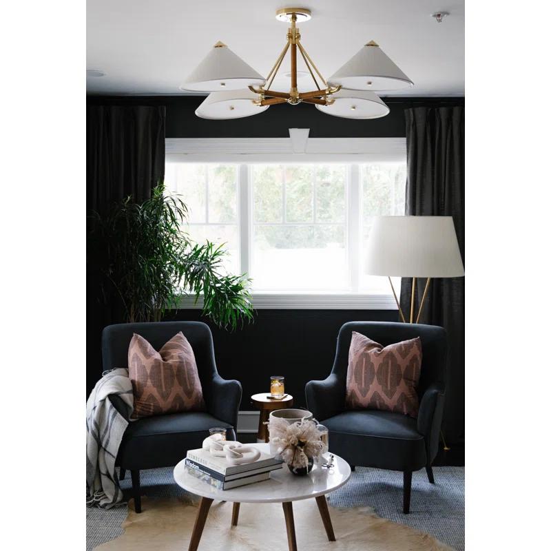 Axton Chandelier - Antique Brass / 4 Light