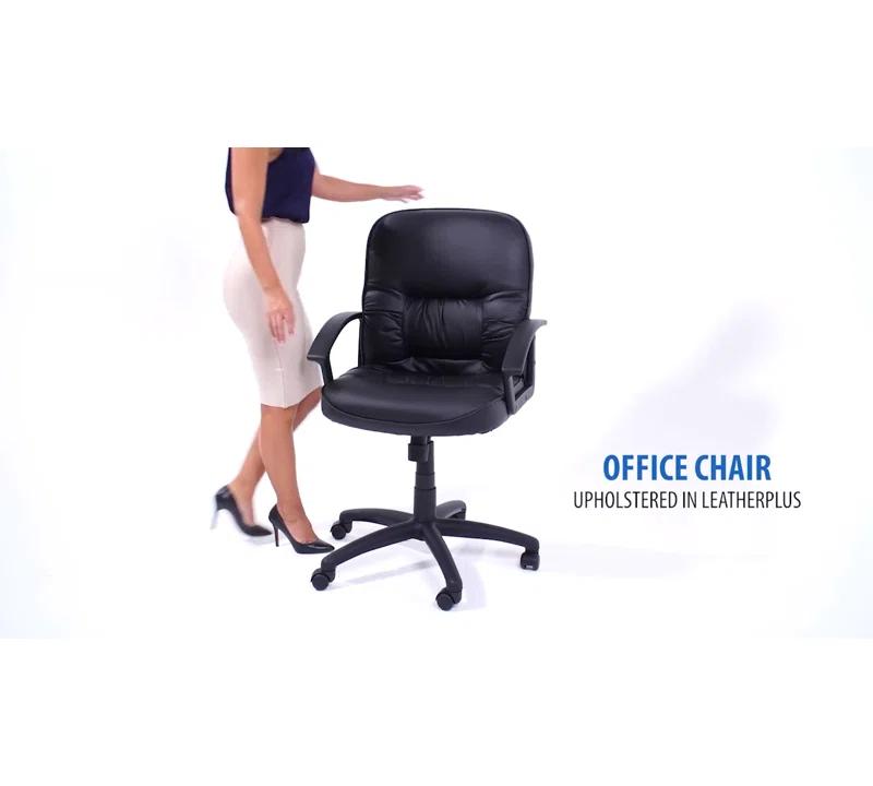 Boss Office Products Ergonomic Vinyl Executive Chair