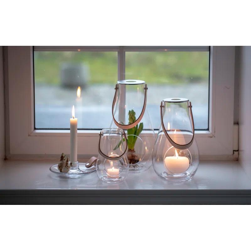 Glass Tabletop Lantern