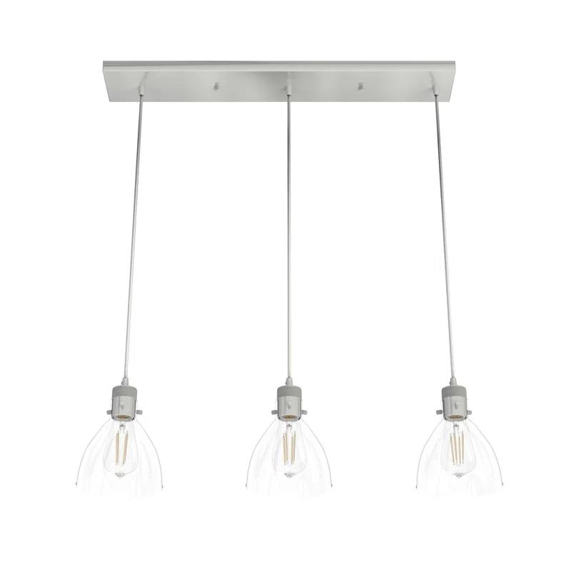 Hunter Fan Van Nuys 3 Light Linear Cluster Pendant