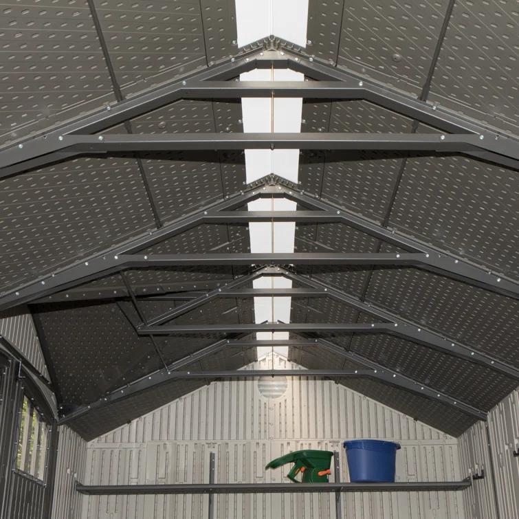 Lifetime 17.5 Ft. x 8 Ft. High-Density Polyethylene (Plastic) Steel Reinforced Outdoor Storage Shed